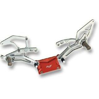 ロビーモト YZF-R6 YZF-R1（04-06） バックステップ STD カラー：ブラック Robby Moto Engineering バイクの通販は