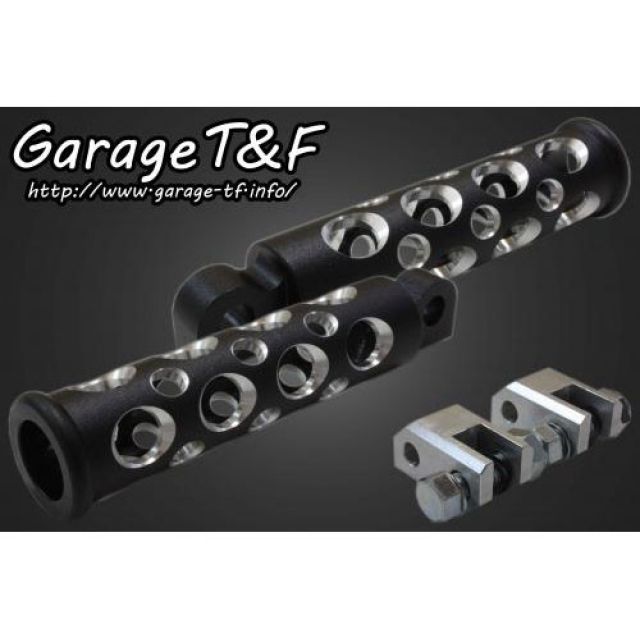 ガレージT&F ドラッグスター400/クラシック コンバットフットペグ セット内容 フロントセット カラー ブラック T&F 13,535円