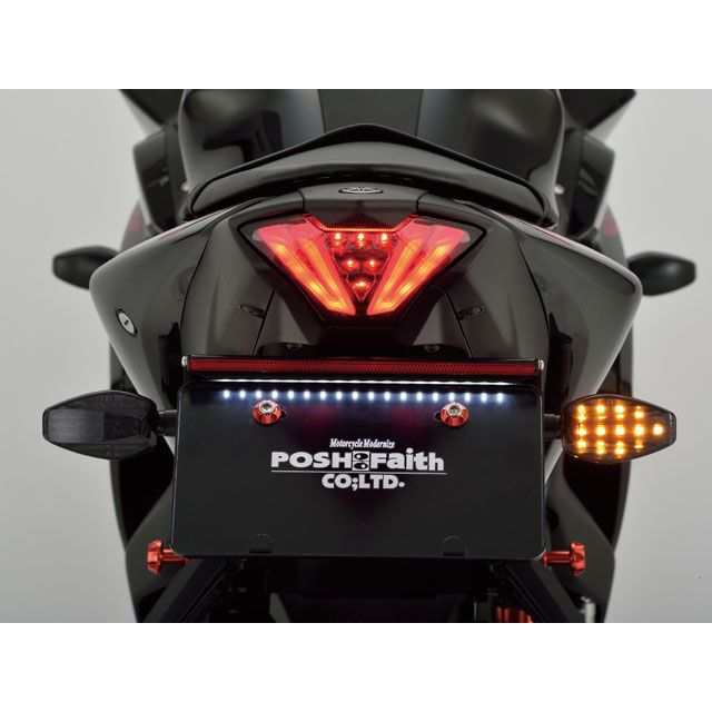ポッシュフェイス MT-25 YZF-R25 カスタムLEDテールランプ カラー：クリア POSH Faith バイクの通販は