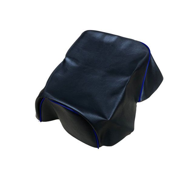 アルバ ズーマー 国産シートカバー タイプ 張替 本体 黒カバー パイピング 青 ALBA バイクの通販は 5,668円