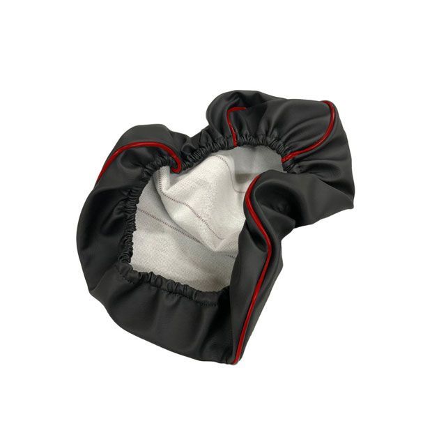 アルバ ズーマー 国産シートカバー タイプ 被せ 本体 黒カバー パイピング 赤 ALBA バイクの通販は 5,410円