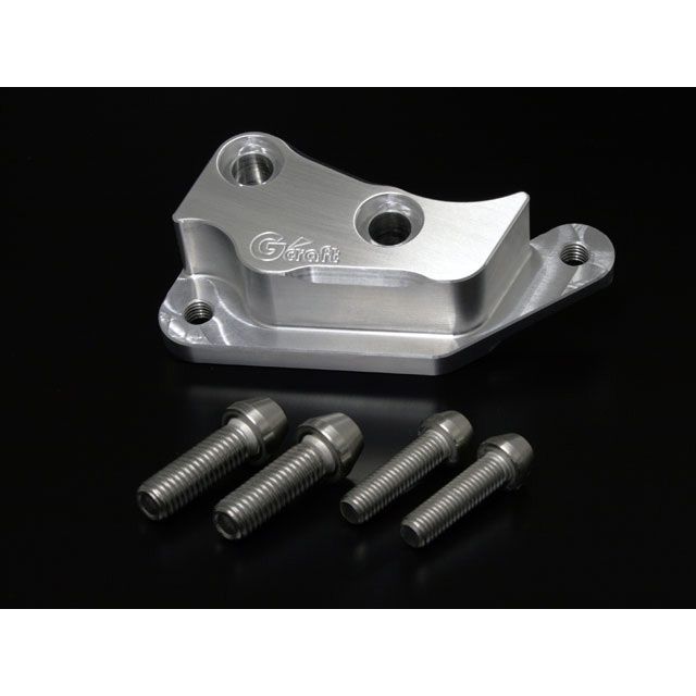 Gクラフト 汎用 ブレンボ4P左側キャリパーサポート（シルバー） Gcraft バイク 9,395円