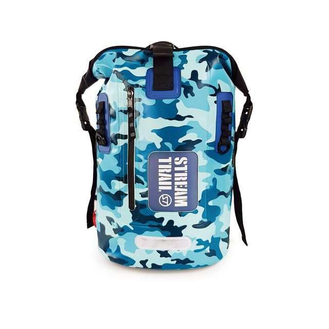 ストリームトレイル Dry Tank-25L Camo（ブルー） STREAM TRAIL キャンプ