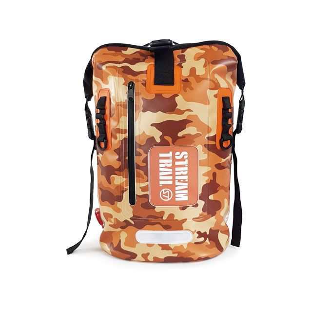 ストリームトレイル Dry Tank-25L Camo（オレンジ） STREAM TRAIL キャンプ