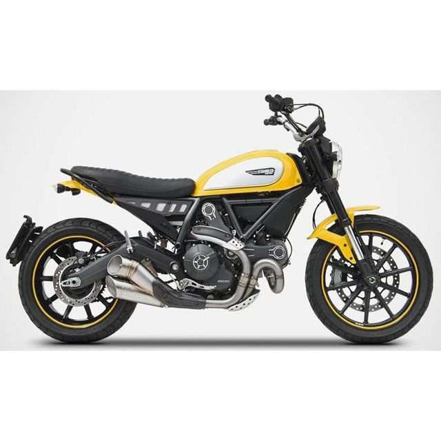 ザード SCRAMBLER 800 ステンレス レーシング スリップオン ＋ カーボン ヒートシールド DUCATI スクランブラー 800 （20…の通販は
