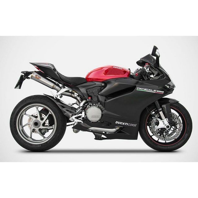 ザード 959 PANIGALE ALL VERSIONS ステンレススチール ヘッダキット AND チタン スリップオン for DUCATI 9…