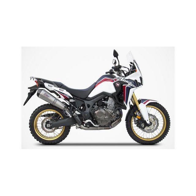 ザード AFRICA TWIN 2＞1 ステンレススチール レーシング フルキット WITH カーボン END-CAP for HONDA AFRI…