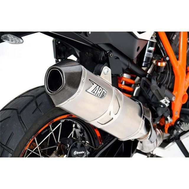 ザード 1050/1190/1290 ADVENTURE チタン レーシング スリップオン WITH カーボン END-CAP for KTM 10…の通販は
