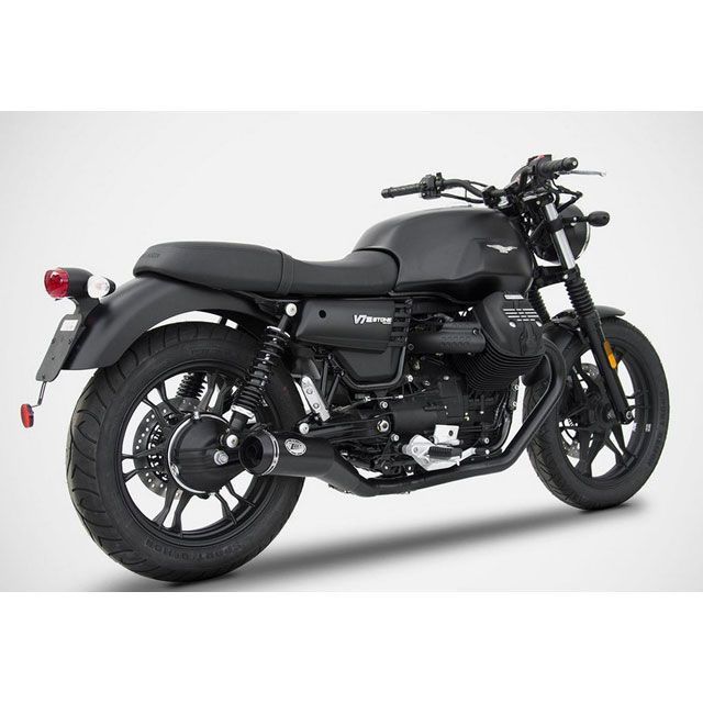 ザード V7 III 2＞1 BLACK ステンレススチール レーシング フルキット for MOTO GUZZI V7 III （2017-201…