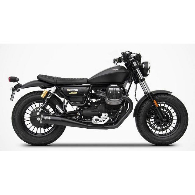 ザード V9 BOBBER/ROAMER N. 2 ステンレススチール EURO 4 HOMOLOGATED スリップオン for MOTO GUZ…