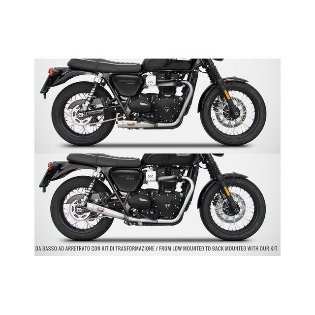 ザード BONNEVILLE T100 2＞2 ステンレススチール レーシング フルキット for TRIUMPH BONNEVILLE T100 …