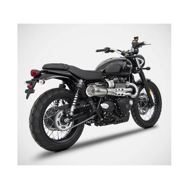 ザード STREET SCRAMBLER 2＞1 ステンレススチール レーシング フルキット for TRIUMPH STREET SCRAMBLE…