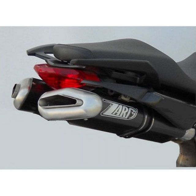ザード SHIVER 750 N. 2 BLACK ステンレススチール -ALU EURO 3 HOMOLOGATED スリップオン for APR…