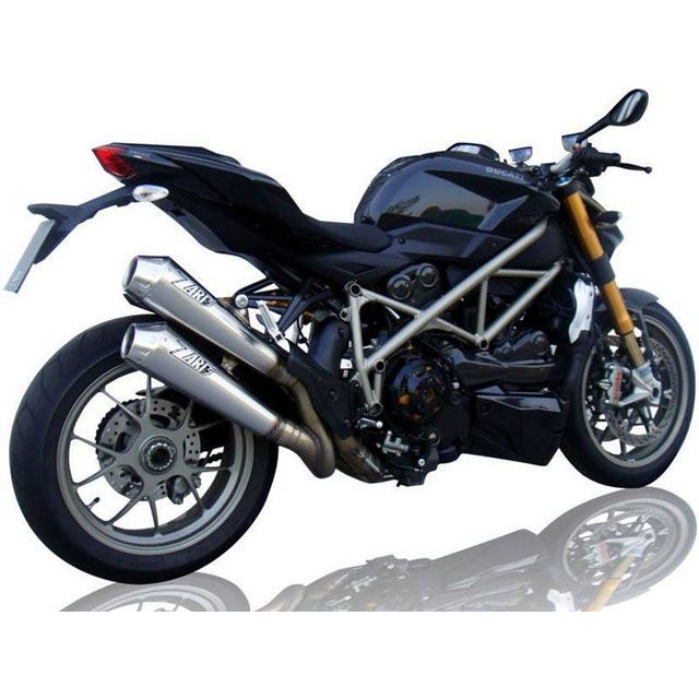 ザード STREETFIGHTER 848/1098 N.2 チタン レーシング スリップオン for DUCATI STREETFIGHTER 8…