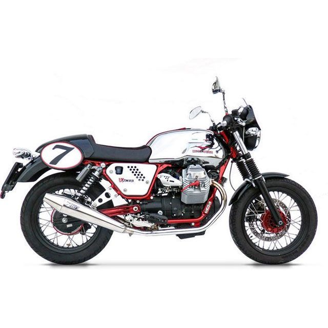 ザード V7 CAFE RACER/CAFE CLASSIC MIRROR POLISHED ステンレススチール レーシング ヘッダキット ＋ ステ…