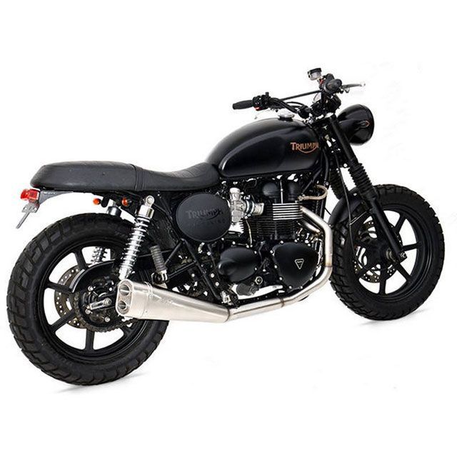 ザード BONNEVILLE SCRAMBLER &amp; THRUXTON 2＞1 ステンレススチール レーシング フルキット for TRIUMPH …