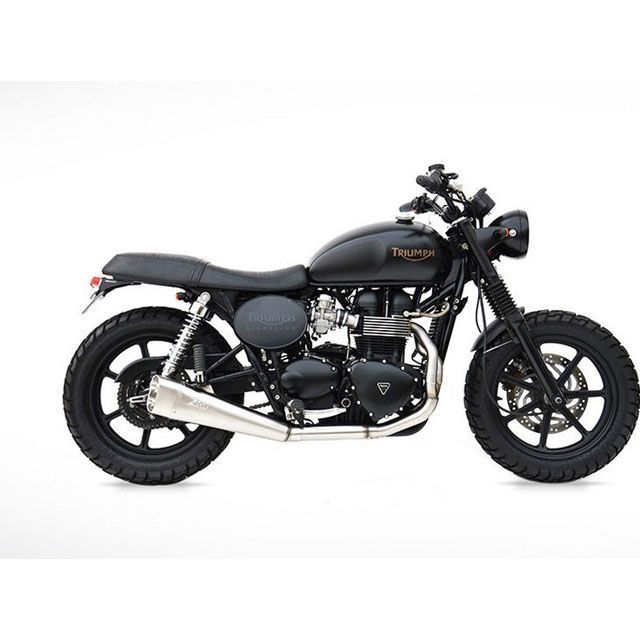 ザード BONNEVILLE SCRAMBLER &amp; THRUXTON 2＞1 ステンレススチール EURO 3 HOMOLOGATED フルキット…