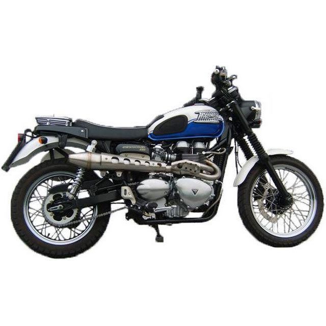 ザード SCRAMBLER 2＞1 ステンレススチール EURO 3 HOMOLOGATED フルキット for TRIUMPH SCRAMBLER…の通販は