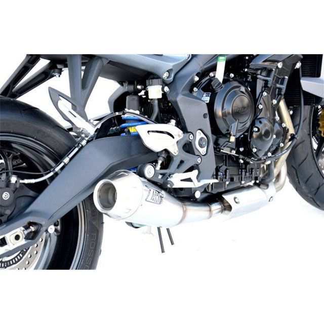 ザード STREET TRIPLE ステンレススチール EURO 3 HOMOLOGATED スリップオン for TRIUMPH STREET T…