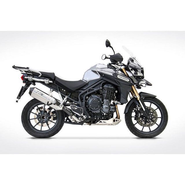 ザード TIGER 1200 ステンレススチール EURO 3 HOMOLOGATED スリップオン for TRIUMPH TIGER 1200 …