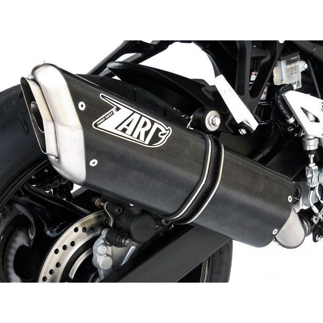 ザード GSR 750 ステンレススチール -カーボン レーシング スリップオン for SUZUKI GSR 750 ｜ ZS523CSR ZARD