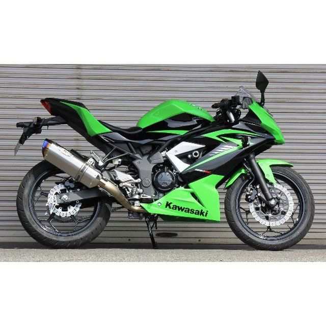 ビートジャパン Ninja250SL NASSERT Evolution Type II フルエキゾーストマフラー サイレンサー クリアチタン BE…