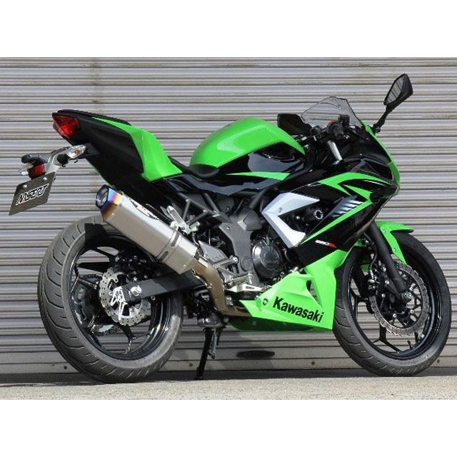 ビートジャパン Ninja250SL NASSERT Evolution Type II フルエキゾーストマフラー サイレンサー ブルーチタン BE…_2