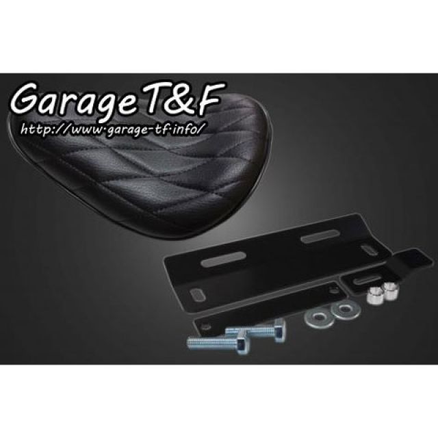 ガレージT&F ドラッグスター400 ドラッグスター400クラシック ソロシート（ダイヤ）ブラック＆リジットマウントキット T&F バイクの通販は 14,211円