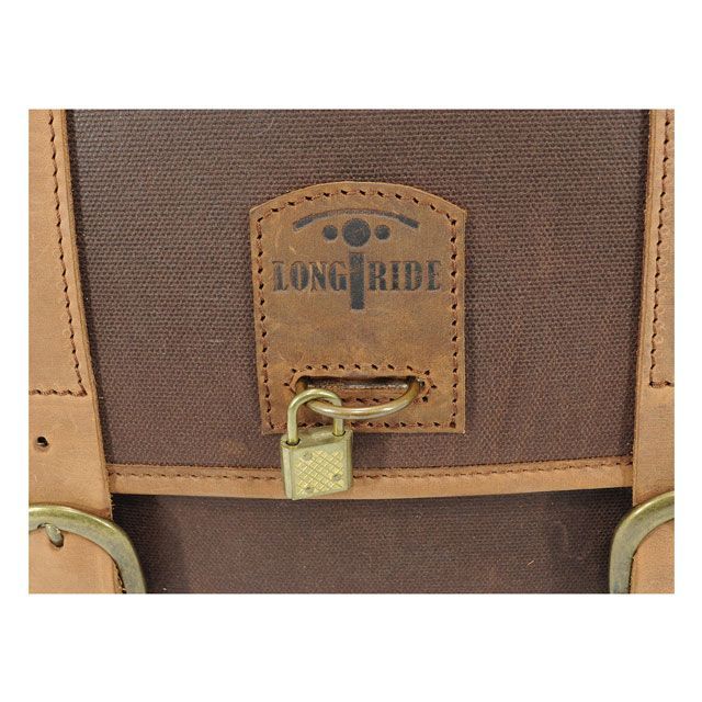 ロングライド ヘリテージ サドルバッグ CLICK-ON フラップトップ 12L（ブラウン） LONGRIDE_5