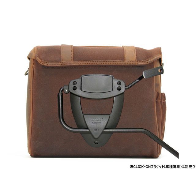 ロングライド ヘリテージ サドルバッグ CLICK-ON フラップトップ 12L（ブラウン） LONGRIDE_6