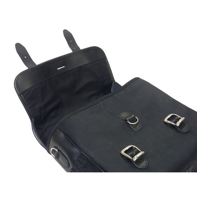 ロングライド ヘリテージ サドルバッグ CLICK-ON フラップトップ 12L（ブラック） LONGRIDE_3