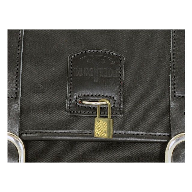 ロングライド ヘリテージ サドルバッグ CLICK-ON フラップトップ 12L（ブラック） LONGRIDE_5