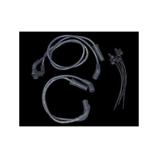 アクセル M8ツアラー プラグコード 黒8mmスパイラルコア 17y-ツアラーモデル ACCEL バイクの通販は