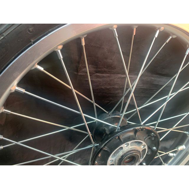 部品屋K&W W650 21in フロントアルミリムホイールKIT カラー アルミ（ノーマル） K&W_2