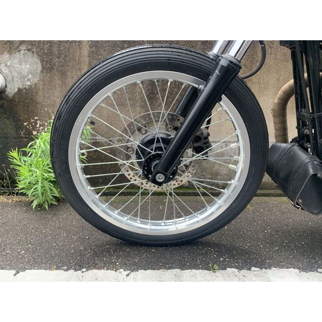 部品屋K&W W650 21in フロントアルミリムホイールKIT カラー アルミ（ノーマル） K&W_5