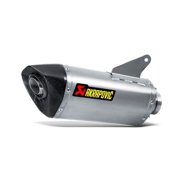 アクラポビッチ Hypermotard Slip-On Line（Titanium） for Ducati Hypermotard（2013-201…の通販は