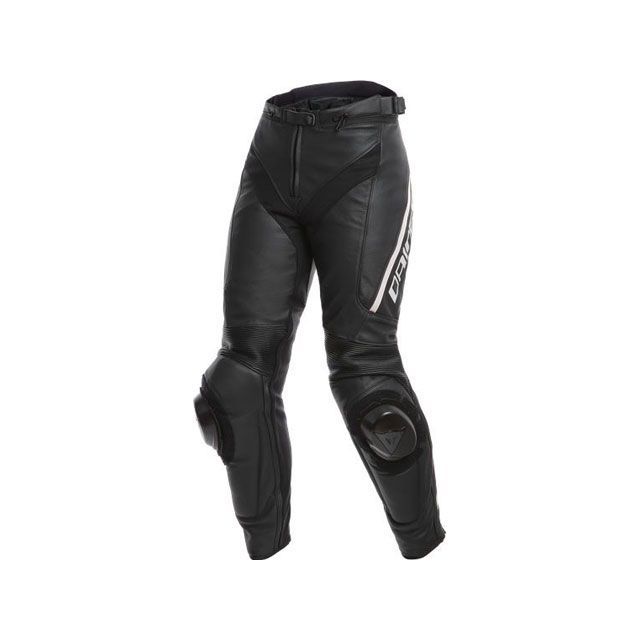 ダイネーゼ DELTA 3 LADY LEATHER PANTS ブラック/ブラック/ホワイト サイズ 54 Dainese