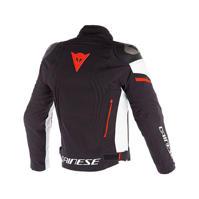 ダイネーゼ RACING 3 D-DRY JACKET ブラック/ホワイト/レッド-フルオ サイズ 44 Dainese