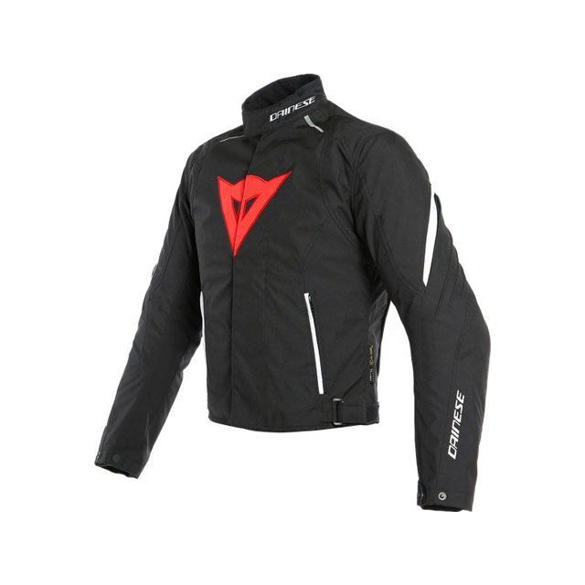 ダイネーゼ LAGUNA SECA 3 D-DRY JACKET ブラック/LAVA-レッド/ホワイト サイズ 52 Dainese バイク
