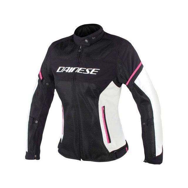 ダイネーゼ AIR FRAME D1 LADY TEX JACKET ブラック/VAPOROUS-グレー/FUXIA サイズ 42 Dainese