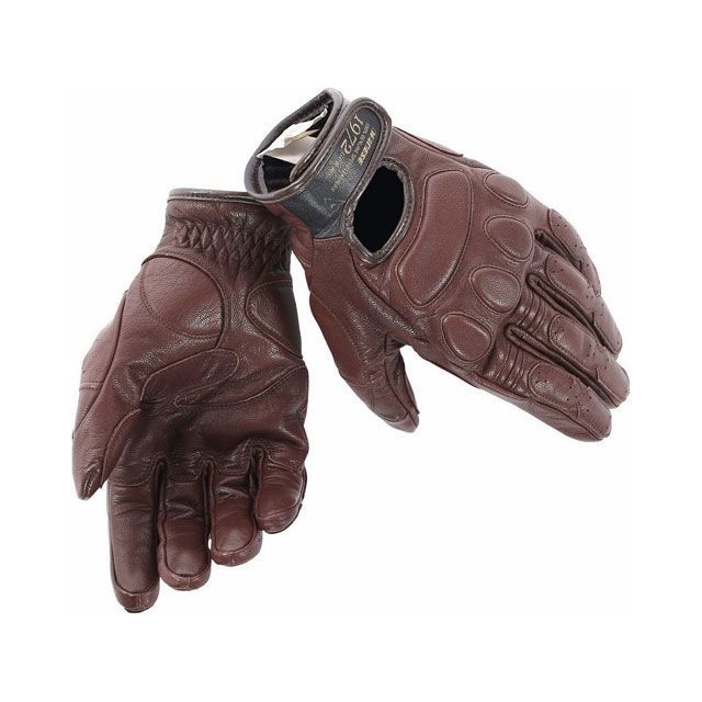 ダイネーゼ BLACKJACK UNISEX GLOVES まっ黒い 赤銅色 大きさ XL Dainese