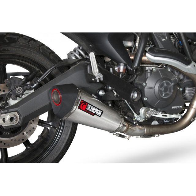 スコーピオン Scrambler Serket（Taper）テーパースリップオン ステンレススリーブ Ducati Scrambler 2015-2…
