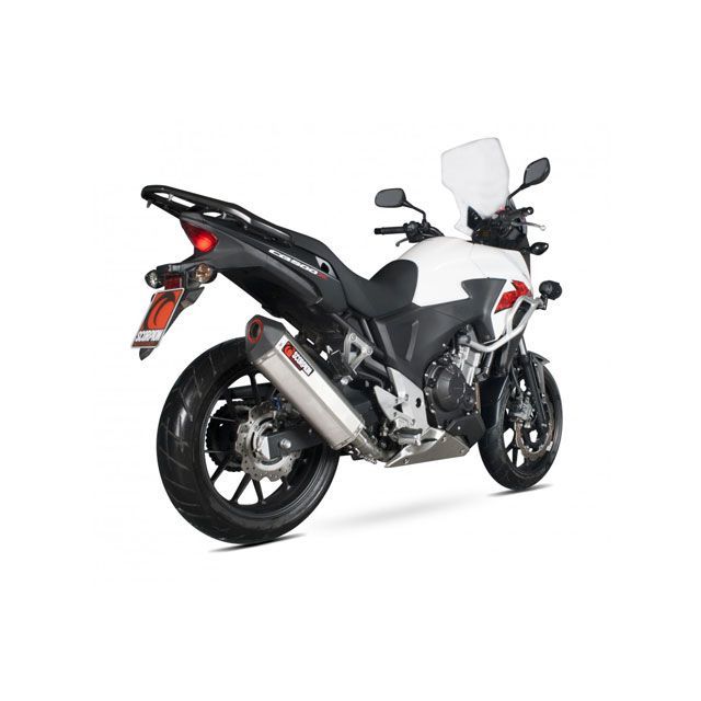 スコーピオン CB 500 F/X Serket スリップオン ステンレススリーブ Homologated Honda CB 500 F/X 201…