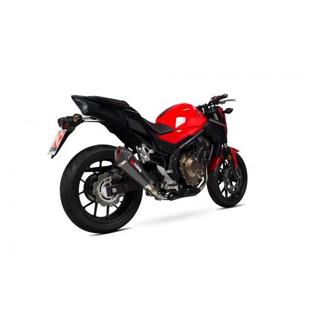 スコーピオン CB 500F/X Serket スリップオン Carbon Fibre Sleeve Homologated Honda CB 50…