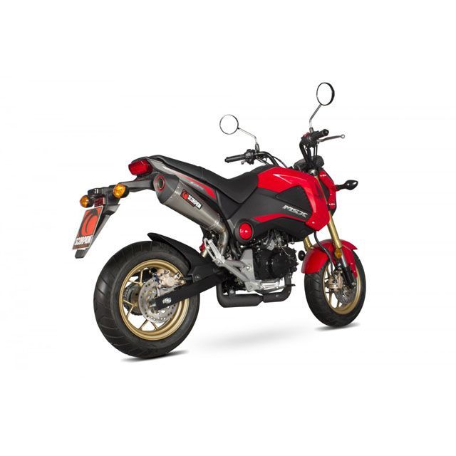 スコーピオン MSX 125 Serket（Taper）テーパースリップオン ステンレススリーブ Homologated Honda MSX 125…