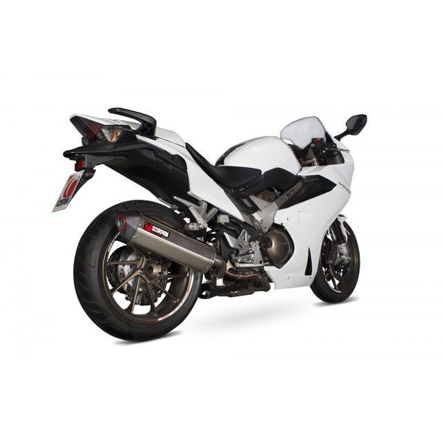 スコーピオン VFR 800 F Serket スリップオン ステンレススリーブ Homologated Honda VFR 800F 2014-2…