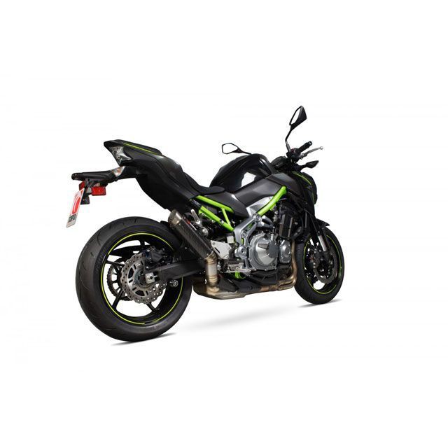 スコーピオン Z900 RP1-GP スリップオン カーボンファイバースリーブ Homologated Kawasaki Z 900 17-Curr…