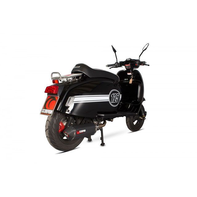 スコーピオン TL125 Serket フルシステム ブラックセラミックコーティングスリーブ Scomadi TL 125 2015-2017 ｜ …