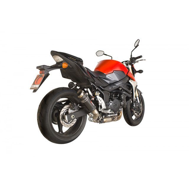 スコーピオン GSR 750 RP1-GP スリップオン カーボンファイバースリーブ Homologated Suzuki GSR 750 2011…