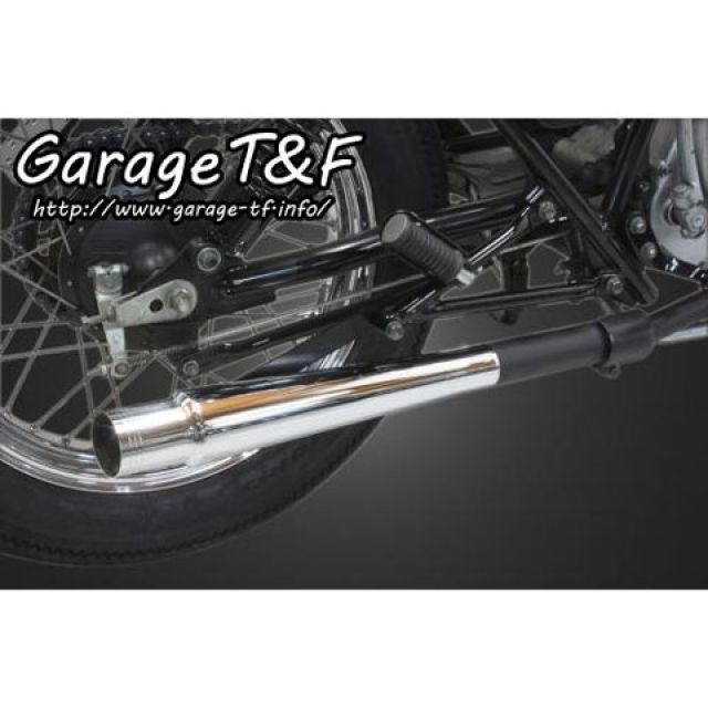 ガレージT&F グラストラッカー グラストラッカービッグボーイ フレアーマフラー（ストレート） メッキ（スリップオン） 後期用 T&F バイの通販はマフラー